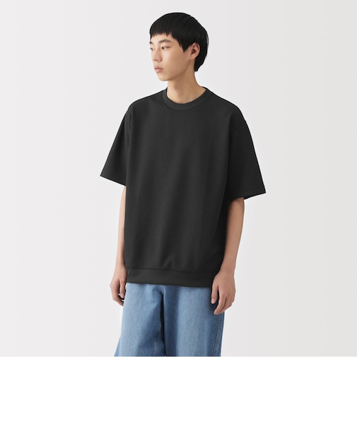 紳士　ＵＶカット乾きやすいワッフルクルーネック半袖Ｔシャツ