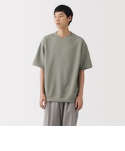 紳士　ＵＶカット乾きやすいワッフルクルーネック半袖Ｔシャツ