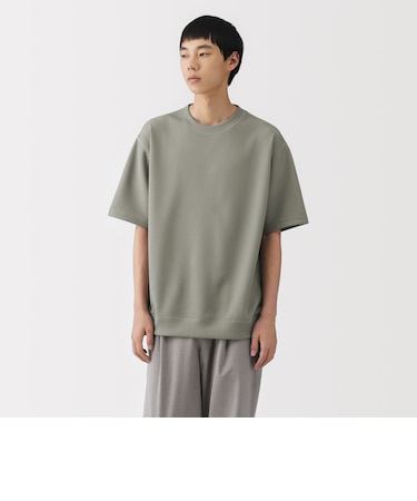 紳士　ＵＶカット乾きやすいワッフルクルーネック半袖Ｔシャツ