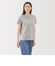婦人　天竺編みクルーネック半袖Ｔシャツ