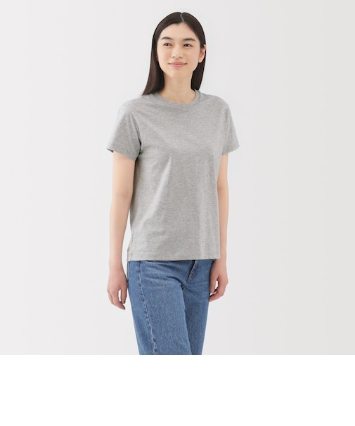 婦人　天竺編みクルーネック半袖Ｔシャツ
