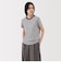 婦人　天竺編みクルーネック半袖Ｔシャツ