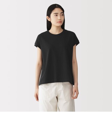 婦人　引き揃え天竺編みフレンチスリーブＴシャツ