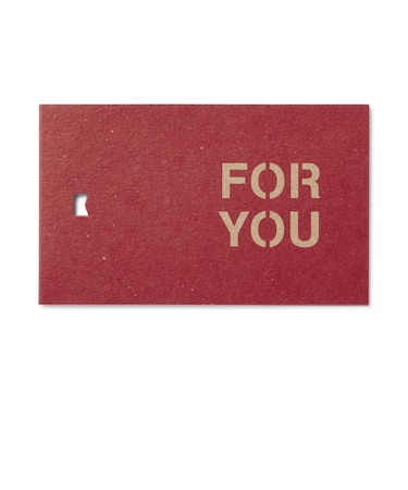 タグにもなるメッセージカード　ＦＯＲ　ＹＯＵ
