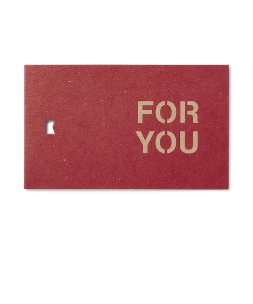 タグにもなるメッセージカード　ＦＯＲ　ＹＯＵ