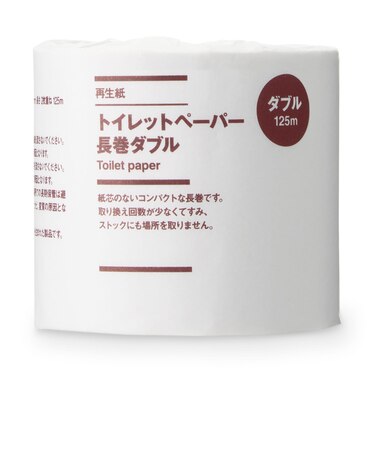 再生紙トイレットペーパー５倍巻　ダブル