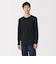紳士　あったか綿　クルーネック長袖Ｔシャツ