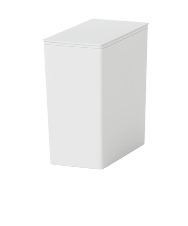 ポリプロピレンごみ箱・角型・袋止め付/小(約3L)
