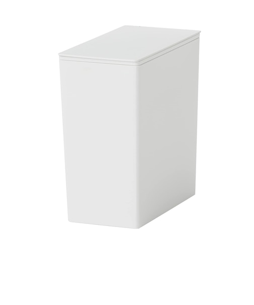 ポリプロピレンごみ箱・角型・袋止め付/小(約3L)
