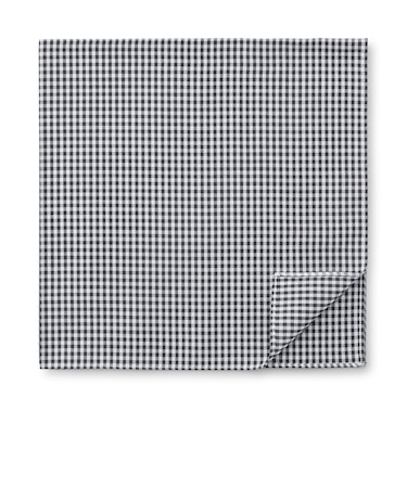 綿　和晒　抗菌防臭　ハンカチ（チェック）
