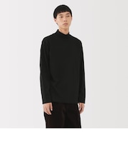 紳士 起毛ハイネック長袖Tシャツ