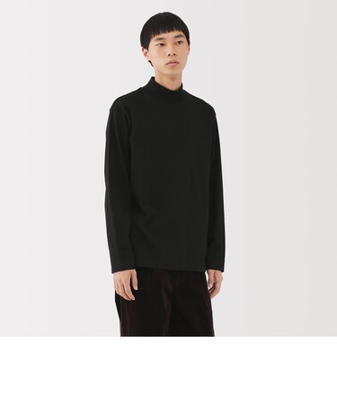 紳士 起毛ハイネック長袖Tシャツ