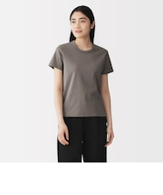 婦人　涼感汗じみしにくいクルーネック半袖Ｔシャツ