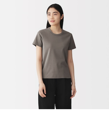 婦人　涼感汗じみしにくいクルーネック半袖Ｔシャツ