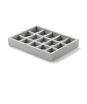 重なるベロアケース格子　アクリルケース用