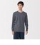紳士　あったか綿　厚手　クルーネック長袖Ｔシャツ