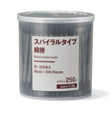 スパイラルタイプ綿棒