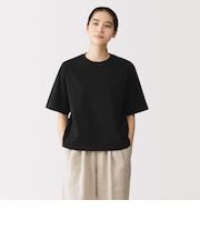婦人　涼感ＵＶカットクルーネックワイド半袖Ｔシャツ