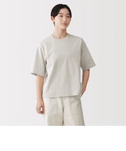 婦人 涼感UVカットクルーネックワイド半袖Tシャツ