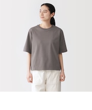 婦人 涼感UVカットクルーネックワイド半袖Tシャツ