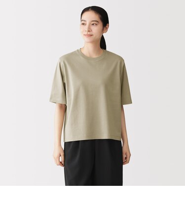 婦人　涼感ＵＶカットクルーネックワイド半袖Ｔシャツ
