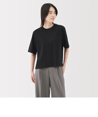 婦人　涼感ＵＶカットクルーネックワイド半袖Ｔシャツ