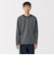 紳士　天竺編みクルーネック長袖Ｔシャツ（ボーダー）