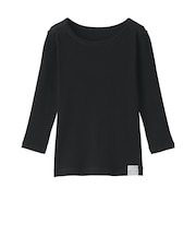 ベビー　あったか綿　クルーネック長袖Ｔシャツ