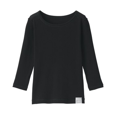 ベビー　あったか綿　クルーネック長袖Ｔシャツ