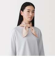 UVカットリヨセルリネンポケット付きスカーフ