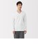 紳士　あったか綿　厚手　Ｖネック長袖Ｔシャツ