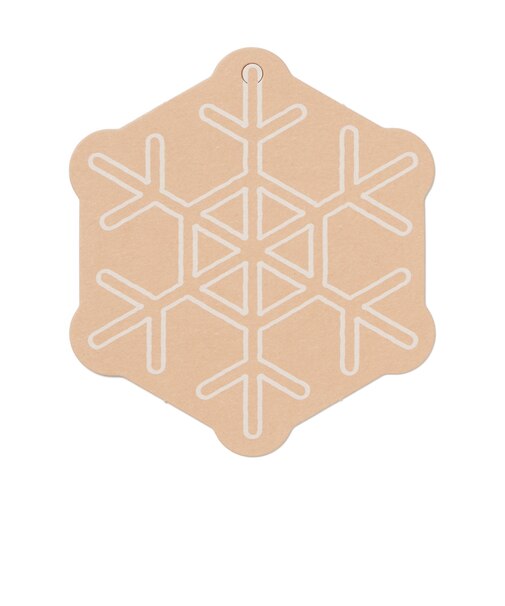 ノートの表紙でできたメッセージカード　雪柄