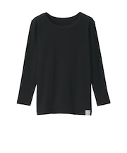 キッズ あったか綿 クルーネック長袖Tシャツ