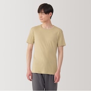 紳士 さらっと綿 クルーネック半袖Tシャツ
