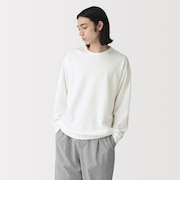 紳士　ＵＶカット乾きやすいワッフルクルーネック長袖Ｔシャツ