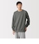 紳士　ＵＶカット乾きやすいワッフルクルーネック長袖Ｔシャツ