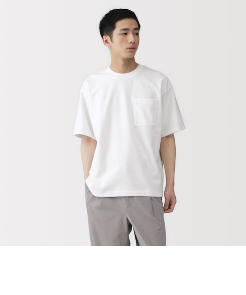 紳士 涼感UVカットワイド半袖Tシャツ