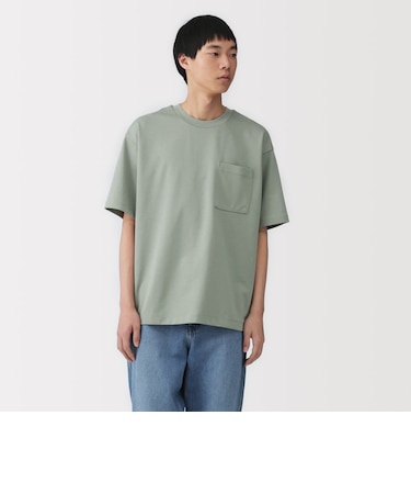 紳士 涼感UVカットワイド半袖Tシャツ