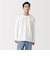 紳士　天竺編みクルーネック長袖Ｔシャツ