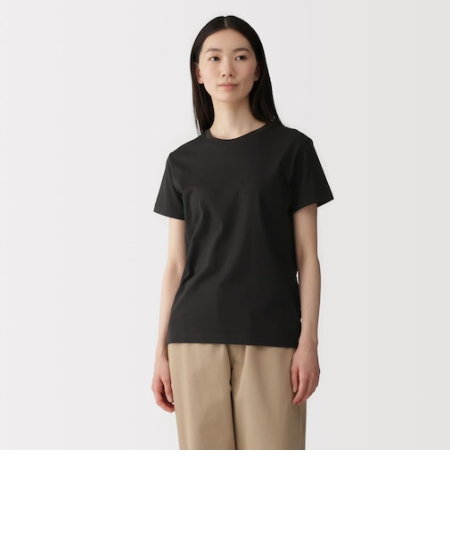 婦人　天竺編みクルーネック半袖Ｔシャツ