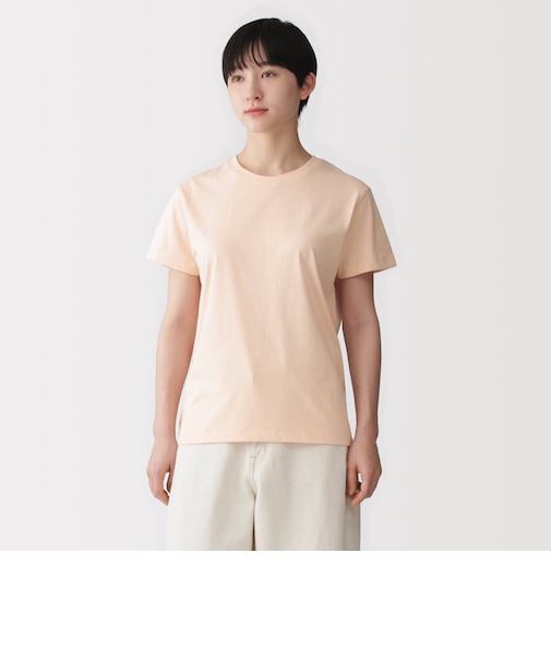 婦人　天竺編みクルーネック半袖Ｔシャツ