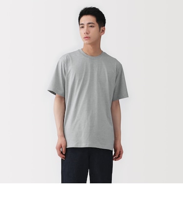 紳士　天竺編みクルーネック半袖Ｔシャツ