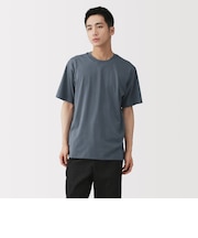 紳士 天竺編みクルーネック半袖Tシャツ