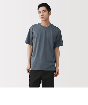 紳士　天竺編みクルーネック半袖Ｔシャツ