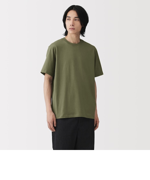 紳士　天竺編みクルーネック半袖Ｔシャツ
