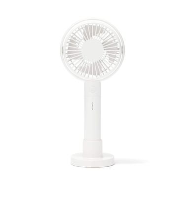 角度が変えられる充電式ハンディファン
