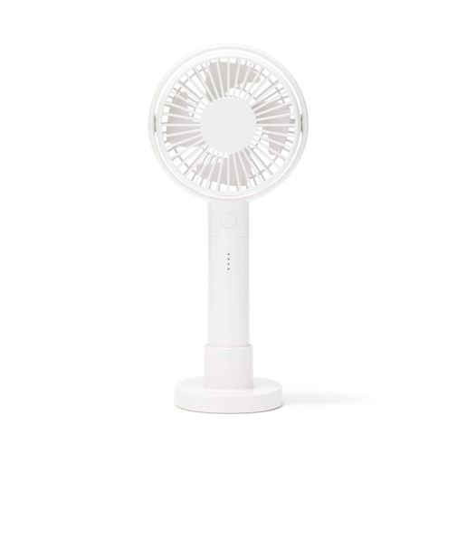 角度が変えられる充電式ハンディファン