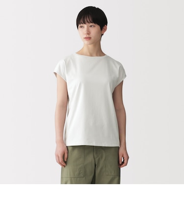 婦人 天竺編みフレンチスリーブTシャツ