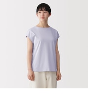 婦人 天竺編みフレンチスリーブTシャツ