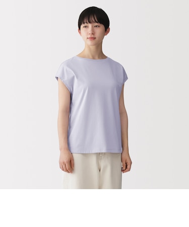 婦人 天竺編みフレンチスリーブTシャツ